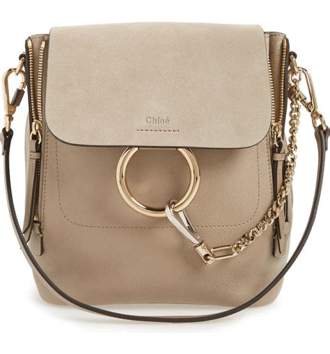 chloe faye vackpack small|Small Faye backpack .